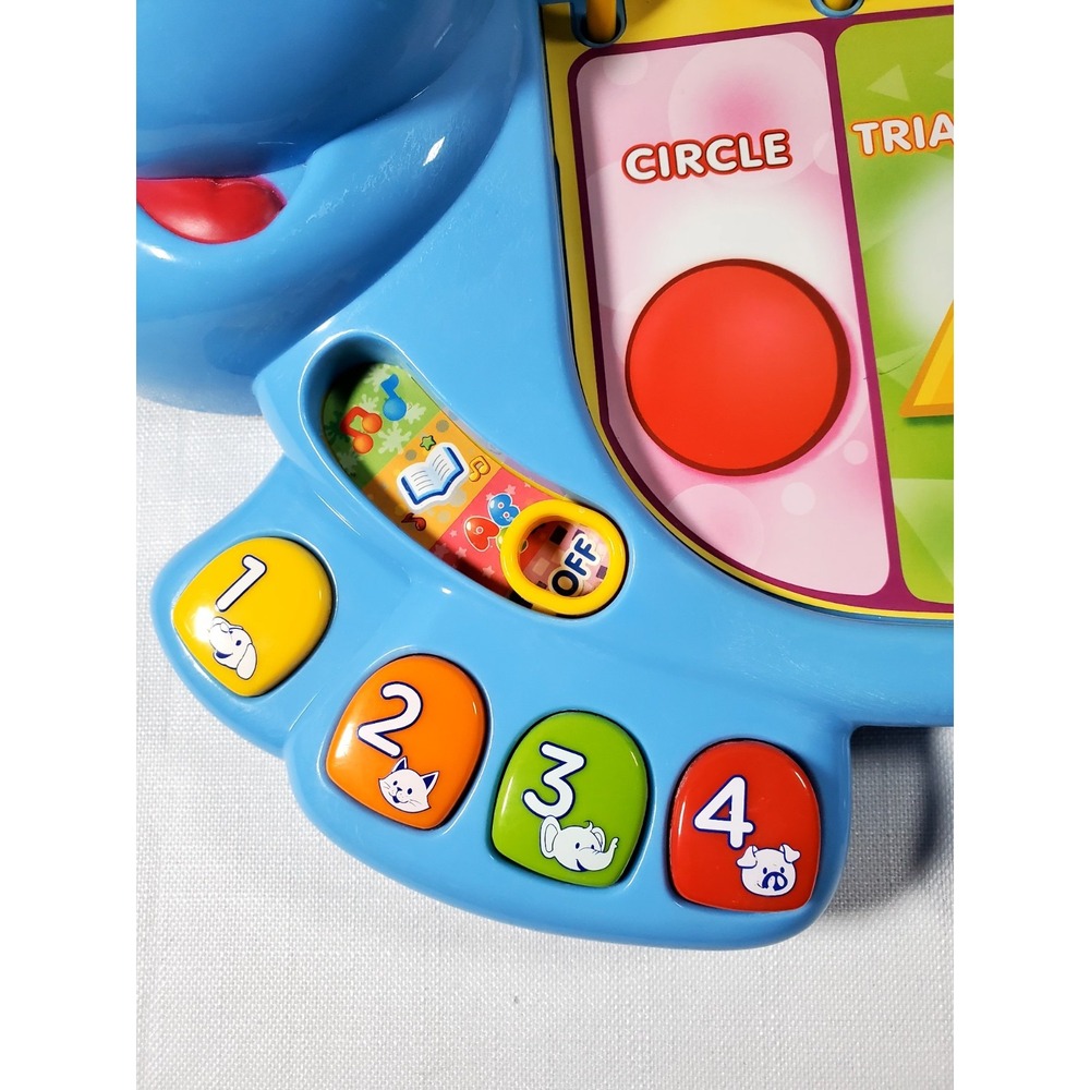 VTech Touch & Teach Elephant Learning Toy–Interactive Talking ABC Number-Working - Picture 4 of 10